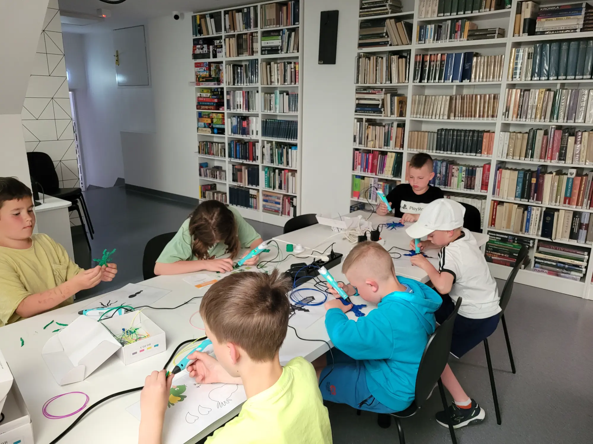 Warsztaty z długopisami 3D dla grupy szkolnej